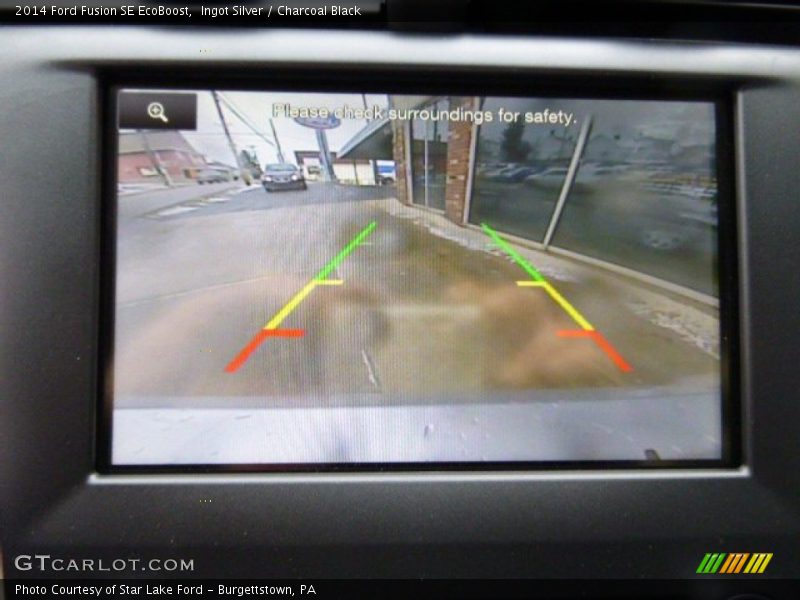 Ingot Silver / Charcoal Black 2014 Ford Fusion SE EcoBoost