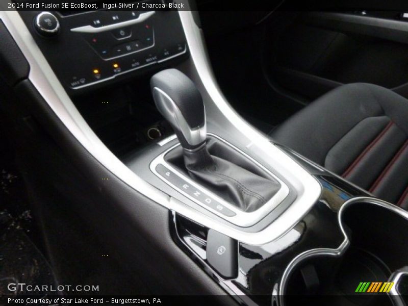 Ingot Silver / Charcoal Black 2014 Ford Fusion SE EcoBoost