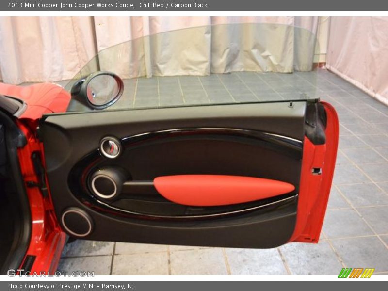 Chili Red / Carbon Black 2013 Mini Cooper John Cooper Works Coupe