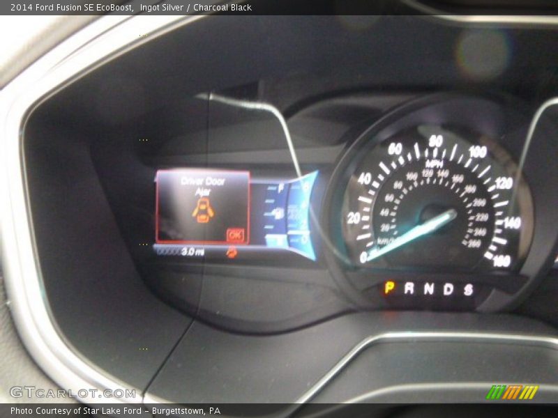 Ingot Silver / Charcoal Black 2014 Ford Fusion SE EcoBoost