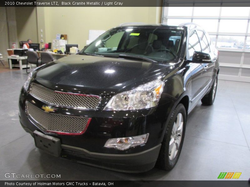 Black Granite Metallic / Light Gray 2010 Chevrolet Traverse LTZ