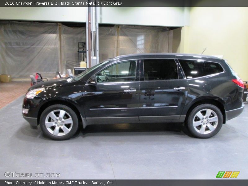 Black Granite Metallic / Light Gray 2010 Chevrolet Traverse LTZ