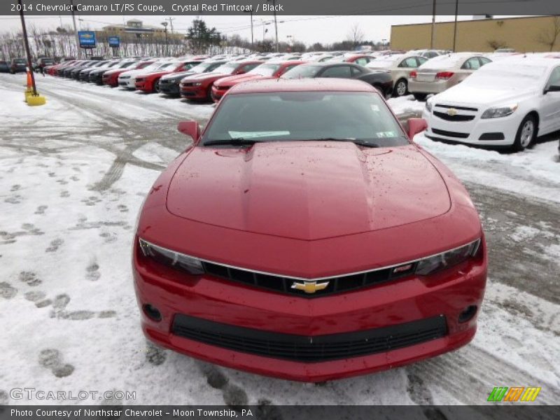 Crystal Red Tintcoat / Black 2014 Chevrolet Camaro LT/RS Coupe