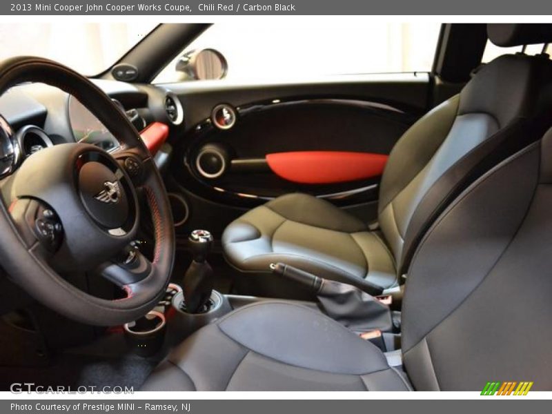 Chili Red / Carbon Black 2013 Mini Cooper John Cooper Works Coupe