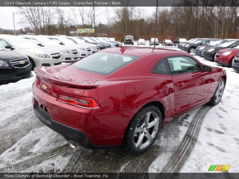 Crystal Red Tintcoat / Black 2014 Chevrolet Camaro LT/RS Coupe