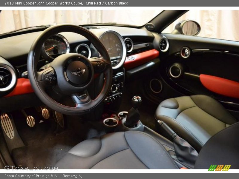 Chili Red / Carbon Black 2013 Mini Cooper John Cooper Works Coupe