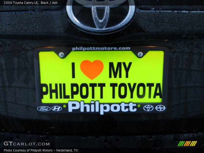 Black / Ash 2009 Toyota Camry LE