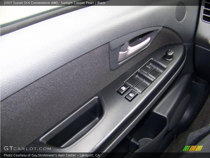 Sunlight Copper Pearl / Black 2007 Suzuki SX4 Convenience AWD