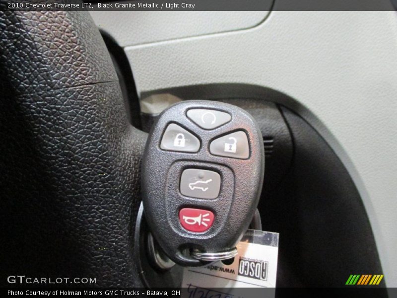Black Granite Metallic / Light Gray 2010 Chevrolet Traverse LTZ