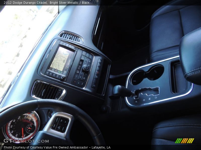 Bright Silver Metallic / Black 2012 Dodge Durango Citadel
