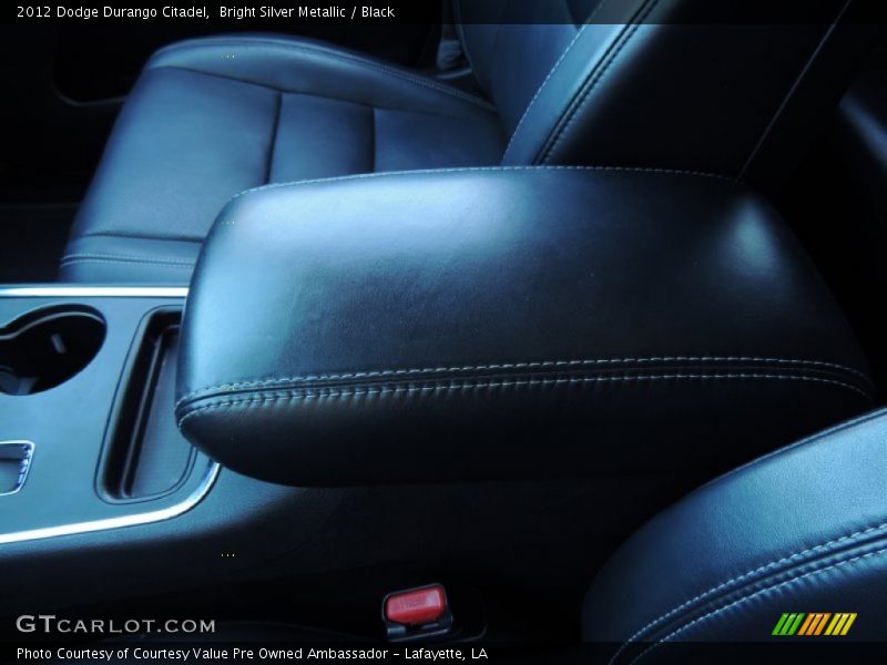 Bright Silver Metallic / Black 2012 Dodge Durango Citadel