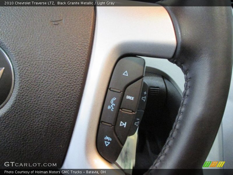 Black Granite Metallic / Light Gray 2010 Chevrolet Traverse LTZ