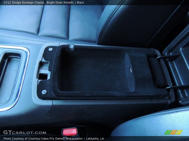 Bright Silver Metallic / Black 2012 Dodge Durango Citadel