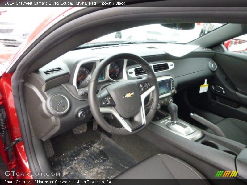 Crystal Red Tintcoat / Black 2014 Chevrolet Camaro LT/RS Coupe