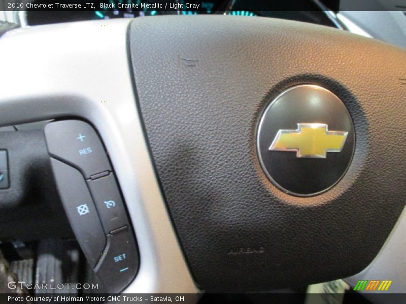 Black Granite Metallic / Light Gray 2010 Chevrolet Traverse LTZ