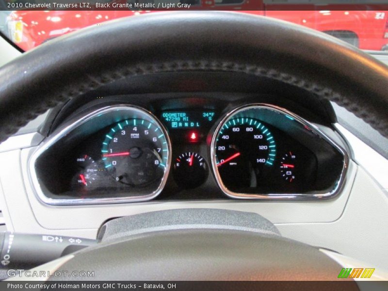 Black Granite Metallic / Light Gray 2010 Chevrolet Traverse LTZ