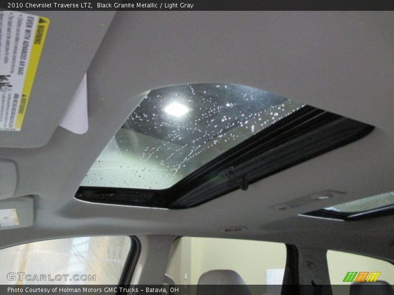 Black Granite Metallic / Light Gray 2010 Chevrolet Traverse LTZ