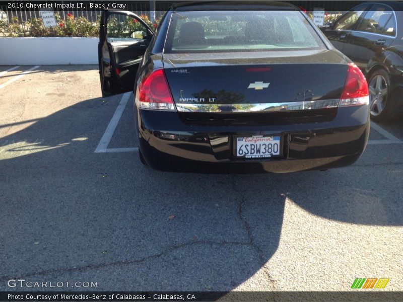 Black / Gray 2010 Chevrolet Impala LT