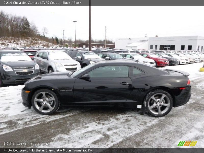 Black / Black 2014 Chevrolet Camaro LT/RS Coupe