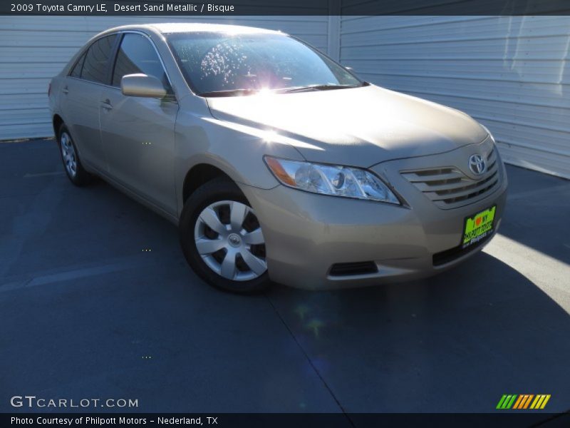 Desert Sand Metallic / Bisque 2009 Toyota Camry LE