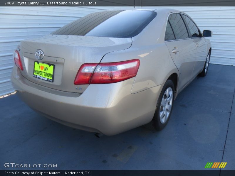 Desert Sand Metallic / Bisque 2009 Toyota Camry LE