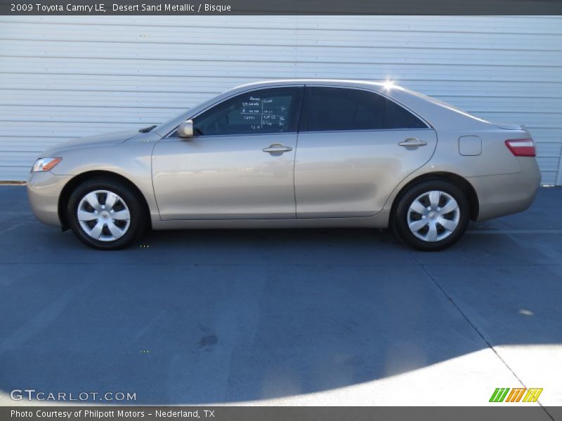 Desert Sand Metallic / Bisque 2009 Toyota Camry LE