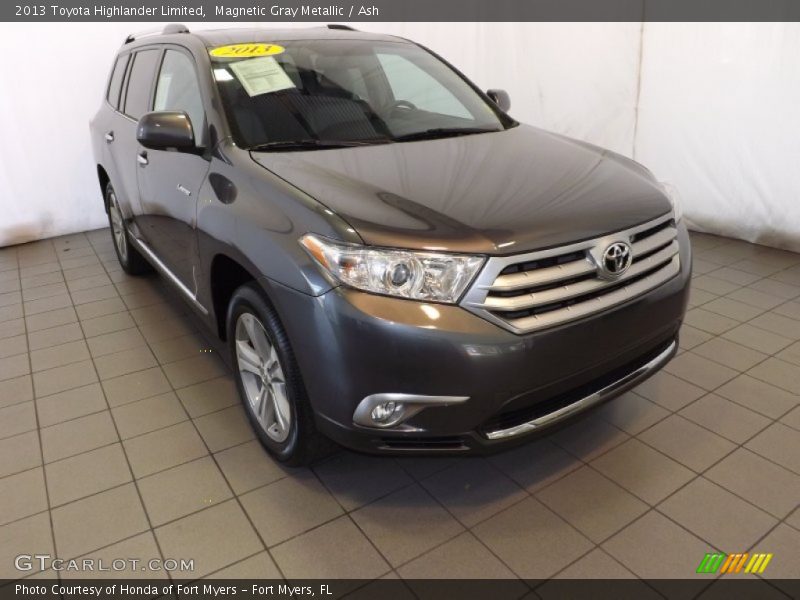 Magnetic Gray Metallic / Ash 2013 Toyota Highlander Limited