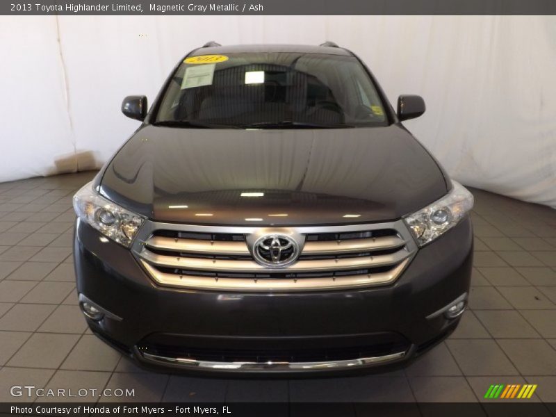 Magnetic Gray Metallic / Ash 2013 Toyota Highlander Limited