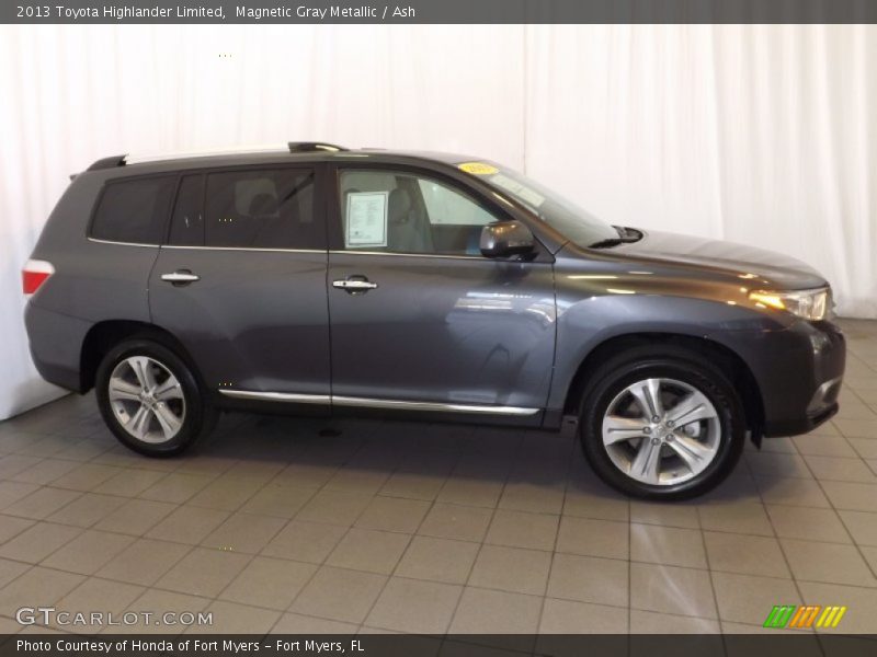 Magnetic Gray Metallic / Ash 2013 Toyota Highlander Limited