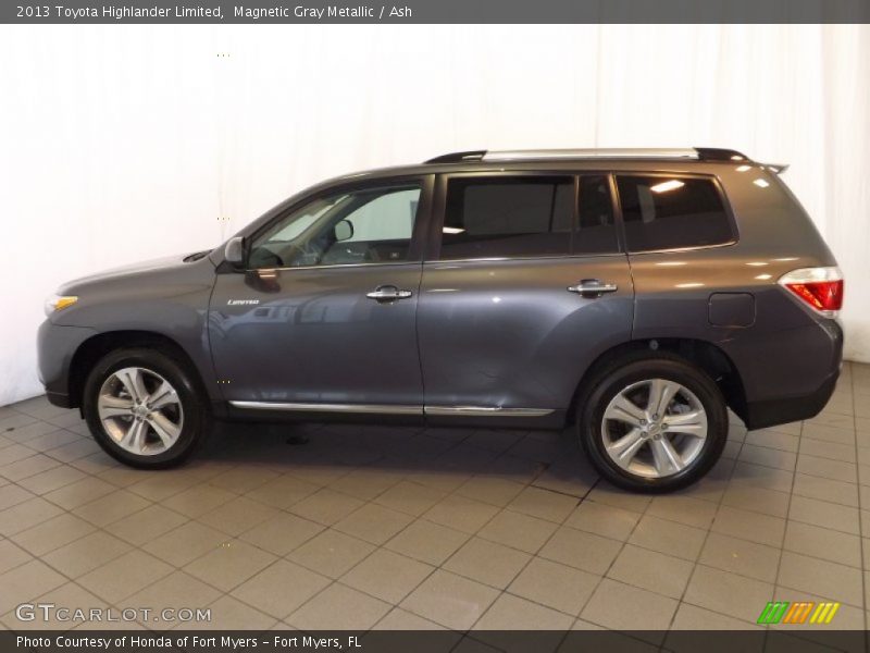 Magnetic Gray Metallic / Ash 2013 Toyota Highlander Limited