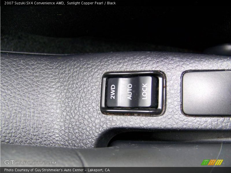 Sunlight Copper Pearl / Black 2007 Suzuki SX4 Convenience AWD