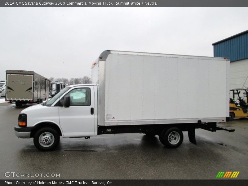 Summit White / Neutral 2014 GMC Savana Cutaway 3500 Commercial Moving Truck