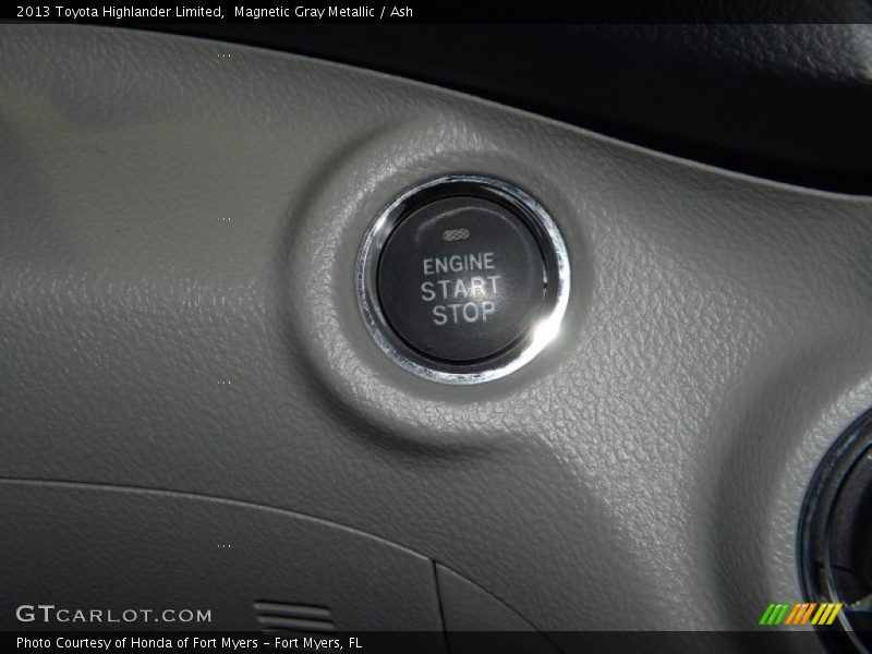 Magnetic Gray Metallic / Ash 2013 Toyota Highlander Limited