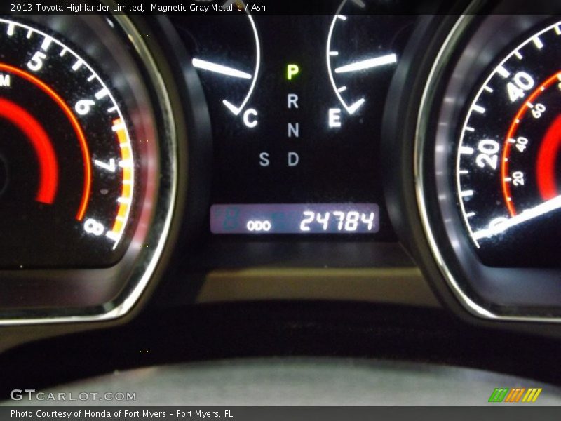 Magnetic Gray Metallic / Ash 2013 Toyota Highlander Limited