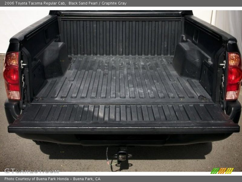 Black Sand Pearl / Graphite Gray 2006 Toyota Tacoma Regular Cab