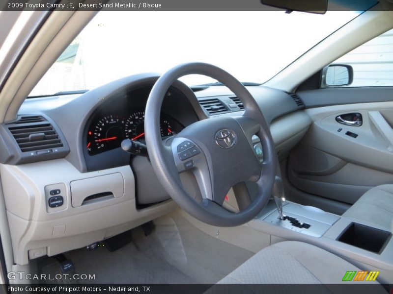 Desert Sand Metallic / Bisque 2009 Toyota Camry LE