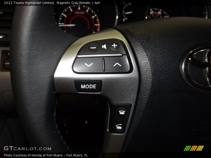 Magnetic Gray Metallic / Ash 2013 Toyota Highlander Limited