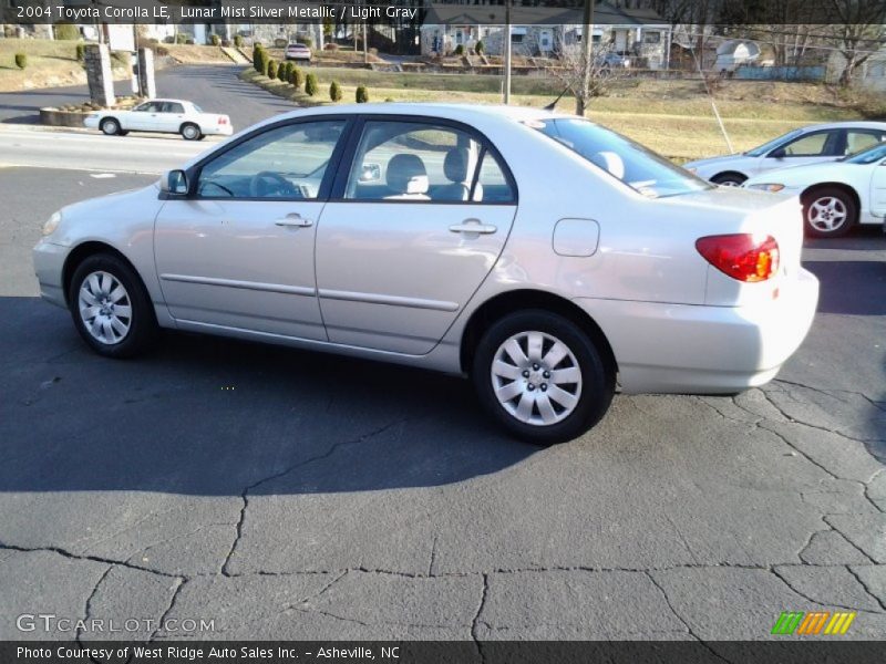 Lunar Mist Silver Metallic / Light Gray 2004 Toyota Corolla LE