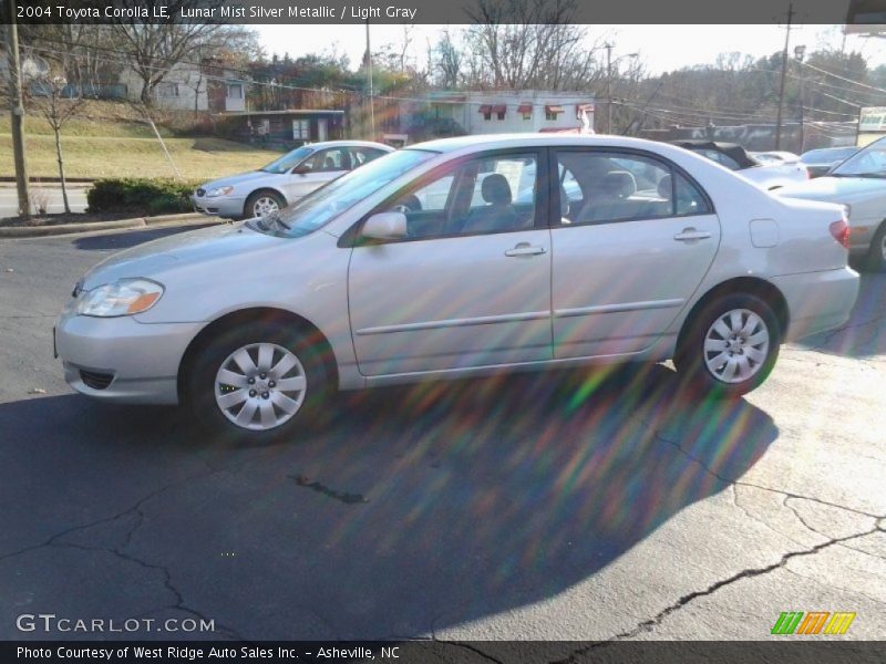 Lunar Mist Silver Metallic / Light Gray 2004 Toyota Corolla LE