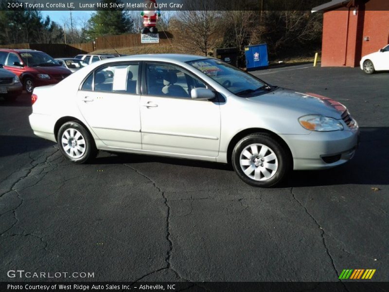 Lunar Mist Silver Metallic / Light Gray 2004 Toyota Corolla LE