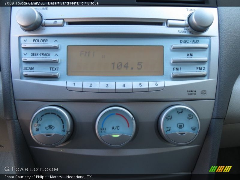 Desert Sand Metallic / Bisque 2009 Toyota Camry LE