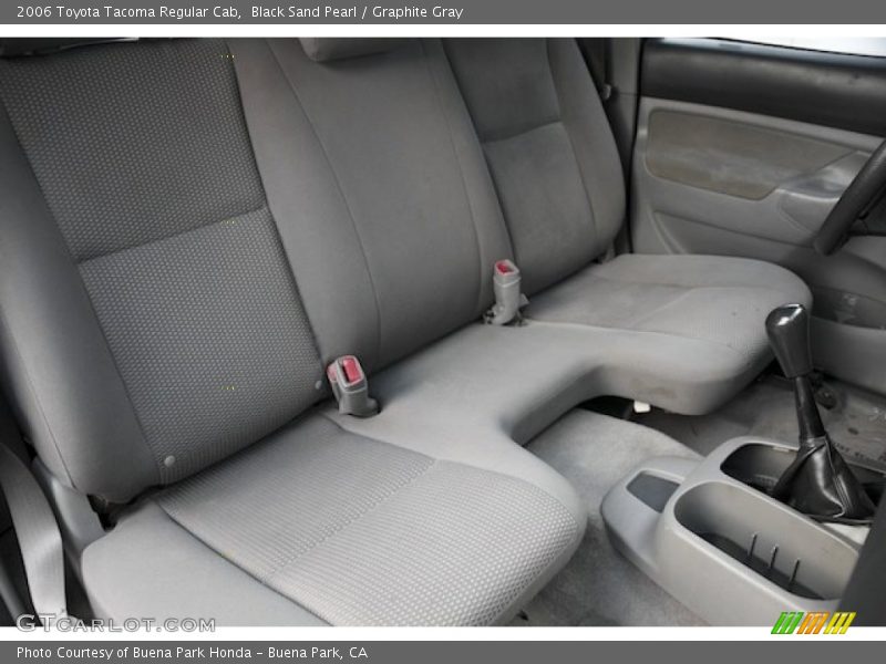 Black Sand Pearl / Graphite Gray 2006 Toyota Tacoma Regular Cab