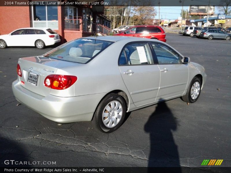 Lunar Mist Silver Metallic / Light Gray 2004 Toyota Corolla LE