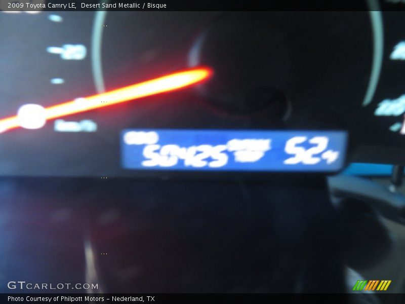 Desert Sand Metallic / Bisque 2009 Toyota Camry LE