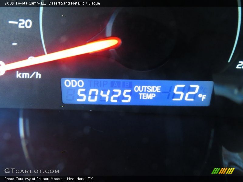 Desert Sand Metallic / Bisque 2009 Toyota Camry LE