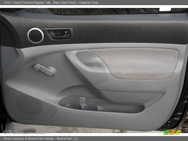 Black Sand Pearl / Graphite Gray 2006 Toyota Tacoma Regular Cab