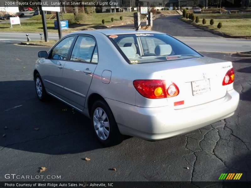 Lunar Mist Silver Metallic / Light Gray 2004 Toyota Corolla LE