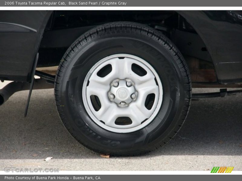 Black Sand Pearl / Graphite Gray 2006 Toyota Tacoma Regular Cab