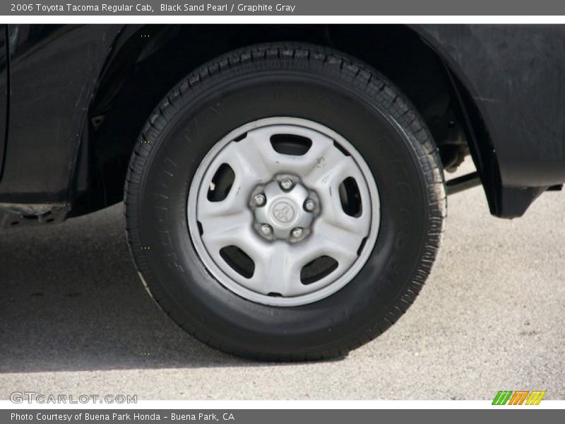 Black Sand Pearl / Graphite Gray 2006 Toyota Tacoma Regular Cab