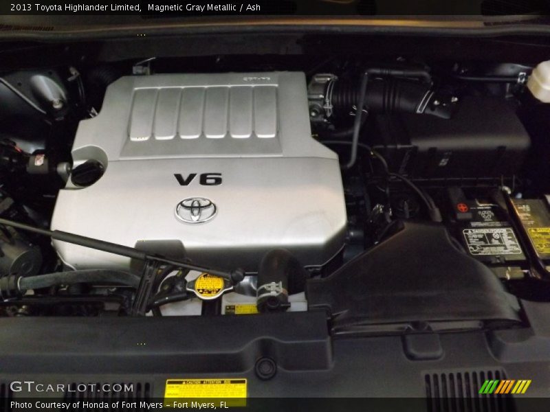 Magnetic Gray Metallic / Ash 2013 Toyota Highlander Limited